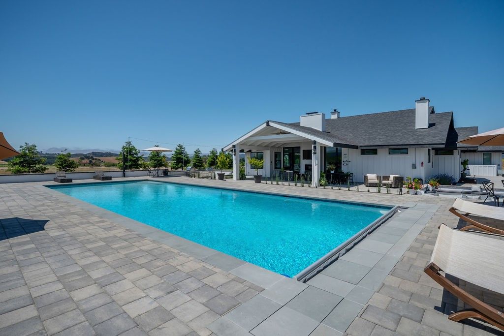 Estate lawn and pathways